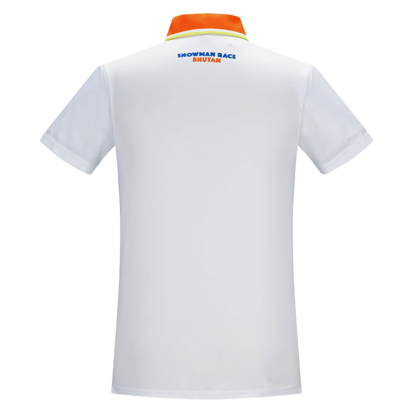 SNOWMAN RACE WHITE POLO